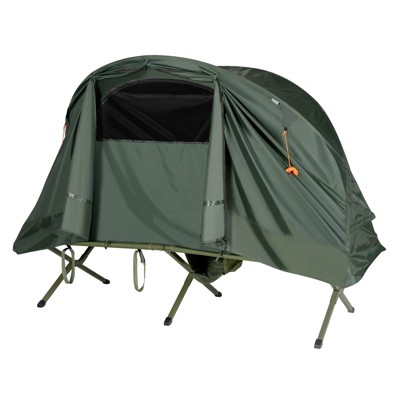 Tangkula 1 person Folding Camping Tent Cot Portable Outdoor Tent For Backpacking Hiking Green gray Target