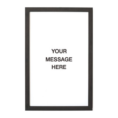 16" x 24" Letterlove Magnet Board Black - Petal Lane