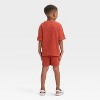 Toddler Boys' Short Sleeve French Terry T-Shirt and Shorts Set - Cat & Jack™ - 2 of 4