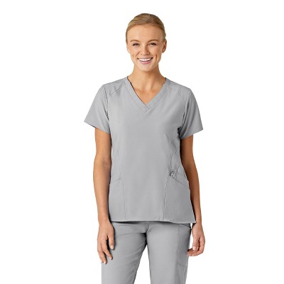 Wink W123 Women's Stylized V-Neck Scrub Top