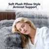 Karl Home |Upholstered Velvet Boneless Couch Sleeper Sofa Bed - 4 of 4