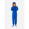 OppoSuits Kids Official Sesame Street Union Suits - Elmo And Cookie Monster Jumper Pyjamas - 3 of 4