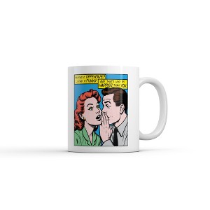 Crazy Dog T-Shirts You Find It Offensive I Find It Funny Mug Funny Sarcastic Graphic Novelty Coffee Cup-11oz - 1 of 4