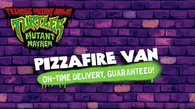 Teenage Mutant Ninja Turtles: Mutant Mayhem Pizzafire Delivery Van, 2 of 13, play video