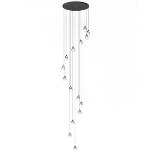 ET2 Lighting Dewdrop 15 - Light Pendant in  Black - 1 of 3