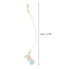 Unique Bargains Pearl Chain Bow Water Cup Pendant 1 Pc - 2 of 4