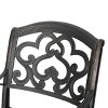 Alexa 3pc Cast Aluminum Bistro Set - Shiny Copper - Christopher Knight Home: Weather-Resistant, Ice Bucket Feature, No Cushion - 3 of 4