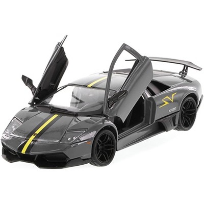 Lamborghini Murcielago LP 670 4 SV Grey Diecast Model Car 1/24 by Motormax