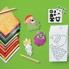 Christmas Craft 12ct Foil Art Holiday Icon Stickers Activity Kit - Mondo Llama™ - 3 of 4