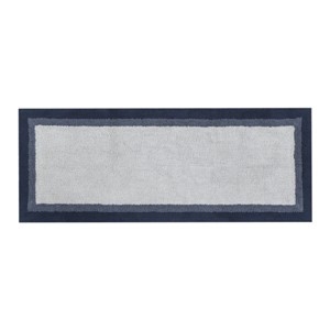 SEVOBAL Bathroom Rugs Bath Mat Rug Home Decor Carpet Shower Mat Non-Skid for Bathtub Side Floor Shower Room Bathroom, Navy, 60"*24"*0.5" - 1 of 4