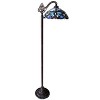 Chloe Lighting Vivian Tiffany-Style Victorian Stained Glass Reading Floor Lamp 60" Height - 2 of 3