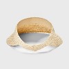 Straw Visor Hat - A New Day™ - 3 of 4