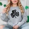 Simply Sage Market Women's Graphic Sweatshirt St. Patrick's Day Word Shamrock - 2 of 3