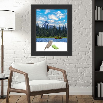 Corvino Black Solid Wood Wall Picture Frame 18x24 Inches