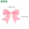 Unique Bargains Polyester Durable Craft Decorative Gift Double-Deck Pre-Tied Bows 3.6x2.2 Inch 50 Pcs - 3 of 4