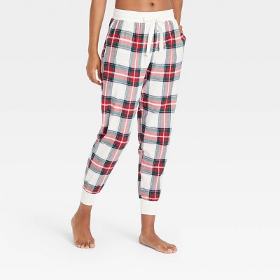 Women's Perfectly Cozy Flannel Plaid Jogger Pajama Pants - Stars Above™