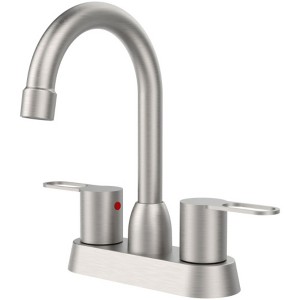 Centerset Two-Handle Faucet for RV Bathroom Sink, Compatible with 3-Hole Setup - 1 of 4