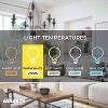 Bulbrite Set of 4 5W 60W Equivalent B11 LED Dimmable Light Bulbs E12: 2700K, 500 Lumens, 10-Year Life, Candelabra Base - 4 of 4