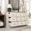 FUFU&GAGA Light - toned Wood - grain Drawer Cabinets: Custom Combinations, Ample Storage for Home - 2 of 4
