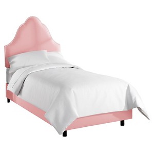 Skyline Kids Arch Twin Headboard with Nailheads - Skyline Furniture , Duck Light Pink