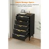 5 Drawer Dresser, Closet Dressers Chest of Drawers, Storage Chest Cabinet Organizer Unit, Clothes Storage Organizer, Small Nightstand - 2 of 4