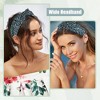 Unique Bargains Women's Fashion Leopard Spot Wide Bow Headbands - 2 of 4