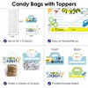 Big Dot of Happiness Back to School - DIY First Day of School Classroom Clear Goodie Favor Bag Labels - Candy Bags with Toppers - Set of 24 - 3 of 4
