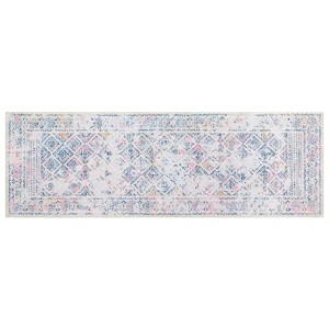Vintage Washable Rug – Non-Slip, Non-Shedding, Low Pile Floral Carpet for Living Room & Bedroom - 1 of 4