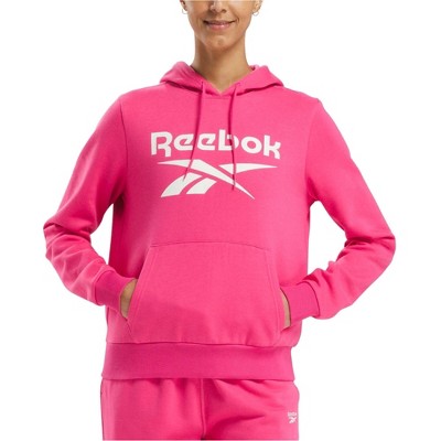 Reebok Womens Logo Hoodie Sweatshirt