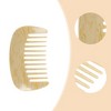 Unique Bargains Anti-Static Pocket Size Wide Tooth for Thick Curly Hair Detangling Comb 1 Pc - 3 of 4