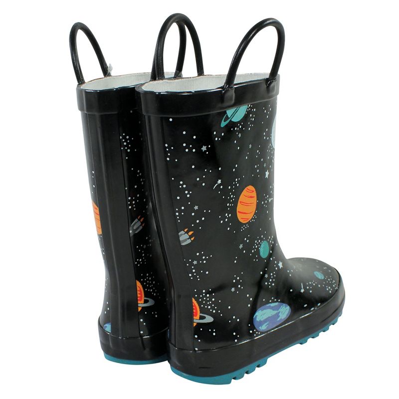 Hudson Baby Rain Boots, Space, 3 of 4