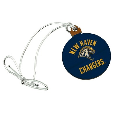 New Haven Charger Mini Small Tiny Wood Christmas Tree Holiday Ornament