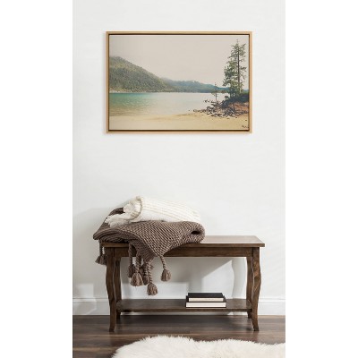 Lake Tahoe California Mountain Landscape Framed Canvas Art
