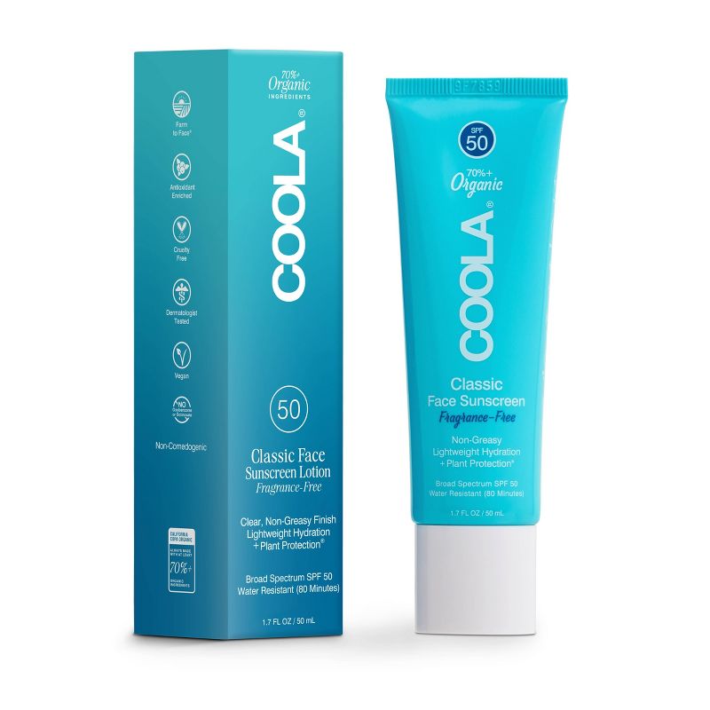 Coola Classic Sunscreen Face Lotion - SPF 50 - 1.7oz - Ulta Beauty, 3 of 6