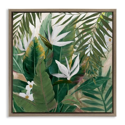 Stupell Industries Tropical Birds Of Paradise Plant, 25" x 25"