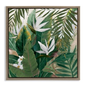 Stupell Industries Tropical Birds Of Paradise Plant, 25" x 25" - 1 of 4
