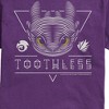 Men's - How to Train Your Dragon - Toothless Line Art Short Sleeve Graphic T-Shirt - 2 of 4