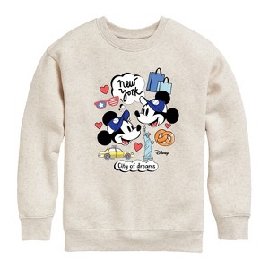 Boys' - Disney - Mickey & Friends Graphic Long Sleeve Fleece Sweatshirt - 1 of 4