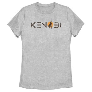 Women's Star Wars: Obi-Wan Kenobi Vintage Silhouette Kenobi Sunset T-Shirt - 1 of 4