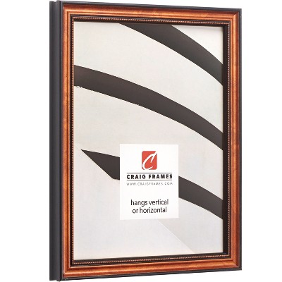 Ornate Copper and Black 19x25 Wall Picture Frame
