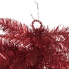 Vickerman 36" Tinsel Red Fir Artificial Christmas Teardrop, Unlit - 2 of 4