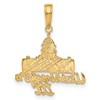 Black Bow Jewelry 14k Yellow Gold Washington D.C. Capitol Building Pendant - 3 of 4