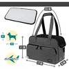 PetAmi Small Dog Purse Carrier, Soft Portable Pet Puppy Cat Travel Handbag Tote, Airline Approved Breathable Pockets Fleece Bed - 2 of 4