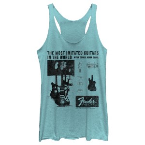 Women's Fender The Most Imitated Racerback Tank Top - 1 of 4