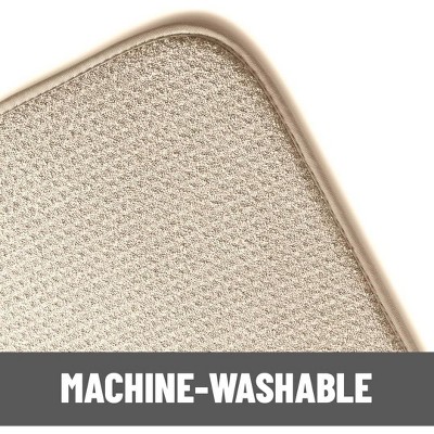Bellemain XXL Microfiber Dish Drying Mat – 24" x 17" (Largest Mat) | Super Absorbent, Fast-Drying, Soft, and Durable Ivory