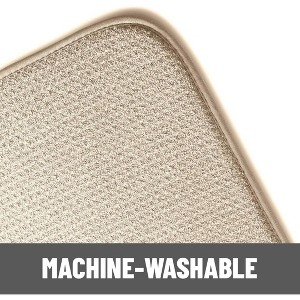 Bellemain XXL Microfiber Dish Drying Mat – 24" x 17" (Largest Mat) | Super Absorbent, Fast-Drying, Soft, and Durable Ivory - 1 of 4