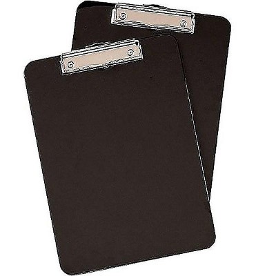 MyOfficeInnovations Clipboards Black 2/Pack 9" x 12" 652149