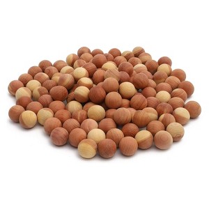 Juvale 120 Pack Cedar Balls for Clothes Storage, Natural Aromatic Wood for Closets and Drawers, 0.75 Inch - 1 of 4