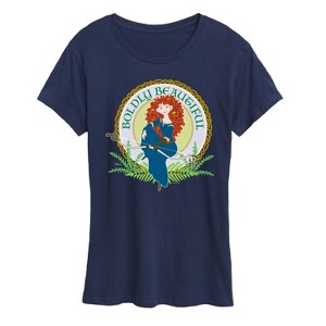 Women's - Disney Princess - Boldly Beautiful Short Sleeve Graphic T-Shirt - 1 of 4