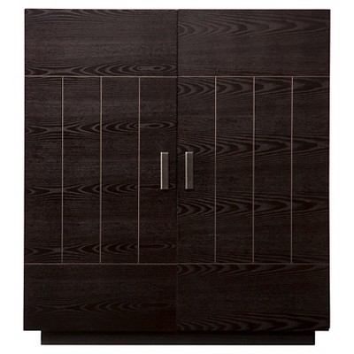 Elgin Bar Cabinet Wood/Black - Aiden Lane
